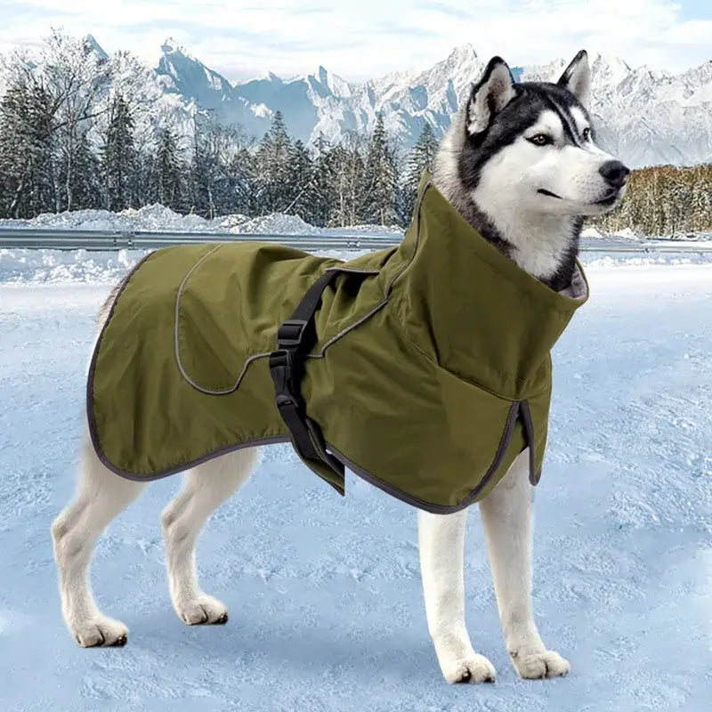 Warm Winter Clothes for Big Dogs | Waterproof & Reflective