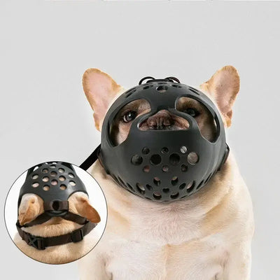 Breathable Bulldog Muzzle | Dog Mouth GuardEnsure safety with our breathable Bulldog muzzle. Designed for short-snout dogs, it provides comfort and prevents biting. Perfect for outdoor use.£24.9