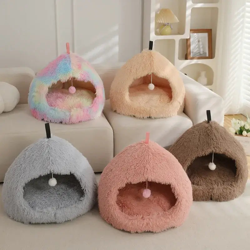 Cozy Plush Cat House & Dog Kennel