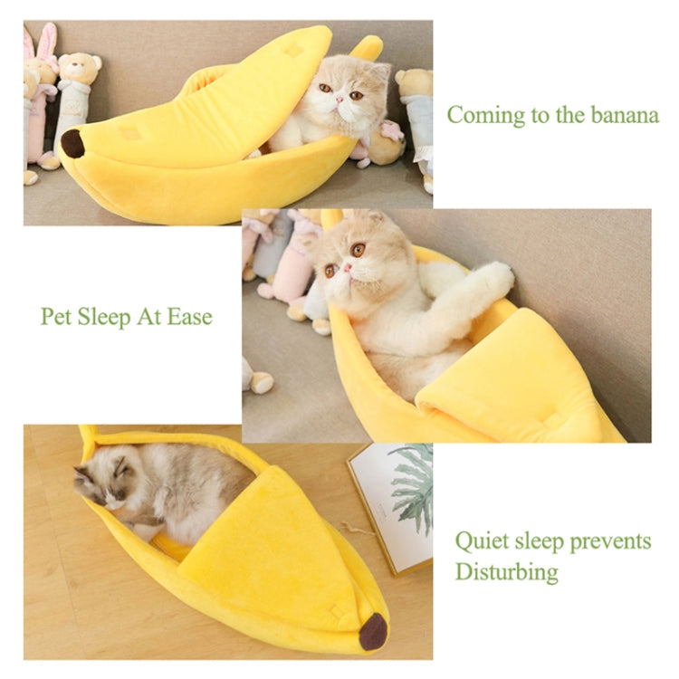Creative Kennel Banana Shape Cat Litter Winter Warm Pet Nest, XL