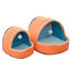 Pet Dog Cat  Warm Soft Bed Pet Cushion Dog Kennel Cat Castle Foldable Puppy House with Toy Ball, L