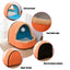 Pet Dog Cat  Warm Soft Bed Pet Cushion Dog Kennel Cat Castle Foldable Puppy House with Toy Ball, L