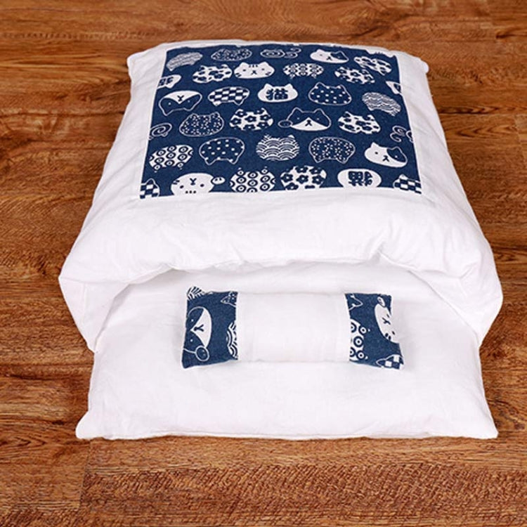 Closed Removable and Washable Cat Litter Sleeping Bag Winter Warm Dog Kennel, S