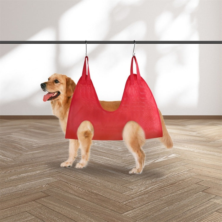 Small & Medium Pet Grooming Polyester Hanging Hammock, Size：, L