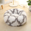Long-haired Round Pet Kennel Warm Pet Bed