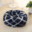 Long-haired Round Pet Kennel Warm Pet Bed, 60cm