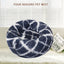 Long-haired Round Pet Kennel Warm Pet Bed, 60cm