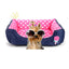 Cartoon Pet Kennel Square Cushion For Small And Medium Pet, S, M