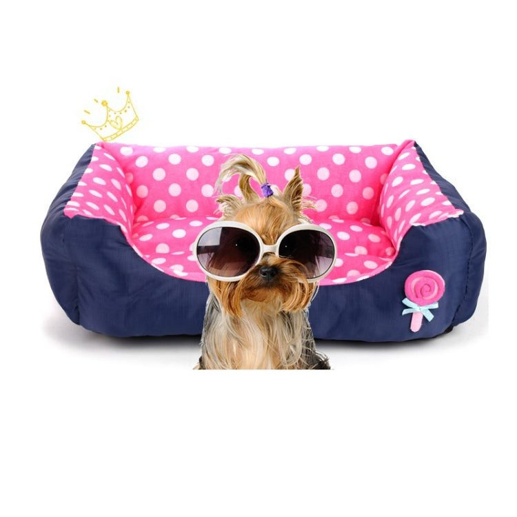 Cartoon Pet Kennel Square Cushion For Small And Medium Pet, S, M