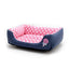 Cartoon Pet Kennel Square Cushion For Small And Medium Pet, L