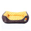 Cartoon Pet Kennel Square Cushion For Small And Medium Pet, L