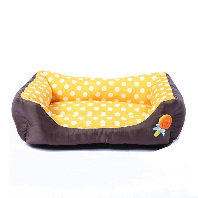 Cartoon Pet Kennel Square Cushion For Small And Medium Pet, L