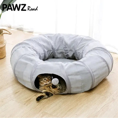 PAWZ Road Cat Tunnel Toy with Plush Ball#ActiveCats,#CatHideaway,#Cats #SmallDogs,#CatsAccessories,#CatTunnelPlay,#DurableCatToy,#InteractiveCatToy,#PAWZRoadCatTunnel,#PetAccessories,#PetComfort,#PetSupplies£36.9