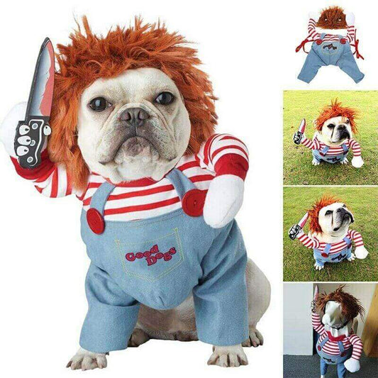Scary Halloween Dog Costume - Pet Cosplay Outfits£22.57Paws Palace StoresShop now for your pet’s Halloween costume! Perfect for parties, with adjustable sizes. Ensure a hilarious look with our scary dog cosplay.