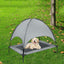 Covered Pet Loft Bed & Sunshade Tent | Paws Palace StoreShop the ultimate Pet Outdoor Supplies. Get a Covered Loft Bed & Camp Bed Sunshade Tent for your pet's outdoor comfort & safety.£36.90#PetOutdoorSupplies #PetTent #PetShelter #OutdoorPetBed #Sunshade