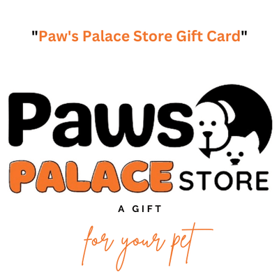 Paw's Palace Gift Card - Perfect Pet Lover PresentDelight any pet owner with a Paw's Palace Store Gift Card! Ideal for dog, cat, or critter lovers wanting to spoil their pets.£10.0